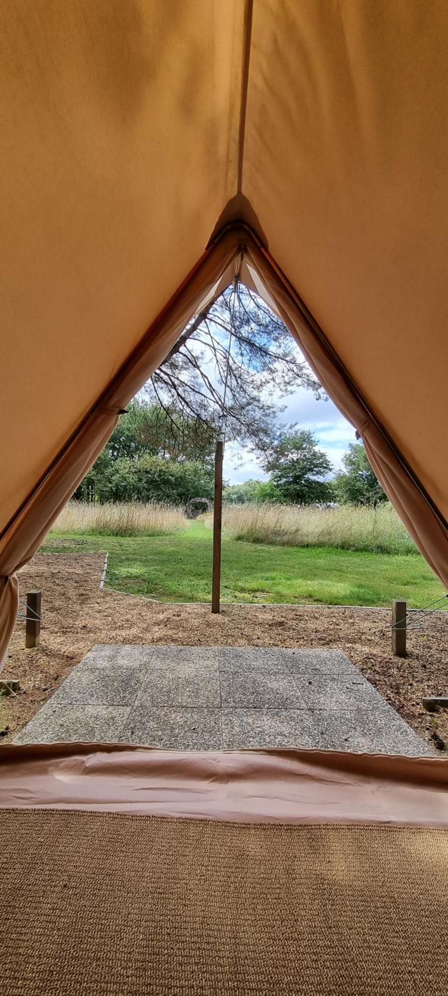 Luxury Bell Tent At Camping La Fortinerie Mouliherne Ngoại thất bức ảnh